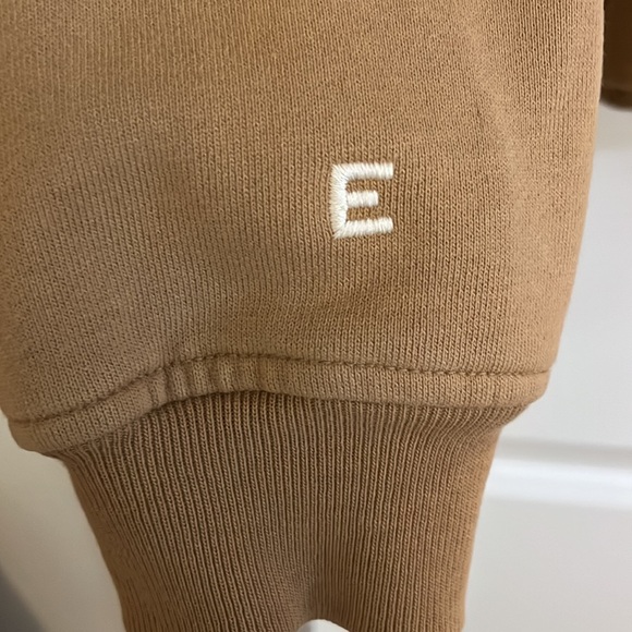 Everlane sweatshirt cardigan in walnut - Picture 3 of 6